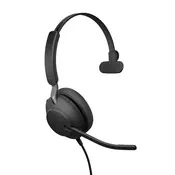 Jabra Evolve2 40 SE Headset Wired Head-band Office /Call center USB Type-C /USB Type-A Black