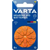 Varta Baterije za slušni aparat 13 / PR48 / A13 – pakiranje 8 kom