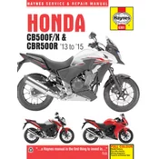 Honda CB500F/X & CBR500R update (13 -20)