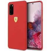 Ferrari Hardcase S20 G980 Red Silicone (FESSIHCS62RE)