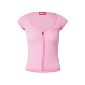 DIESEL Majica T-RIBI svetlo roza