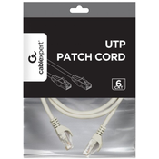 Gembird PP6U-CU-1.5M Mrezni kabl, CAT6 BAKARNI UTP Patch cord 1.5m grey