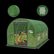 Garden Line VRTNI TUNEL IZ FOLIJE 3 DELNI ZELENI NOVA REŠITEV 3 x 2 x 2 M *5207