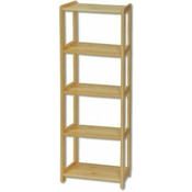 eoshop Regál RG123 iz masivnega lesa - širina 60 cm (barva lesa: oreh)