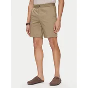 AMI Paris Kratke hlače iz tkanine HSO303.CO0103 Khaki Regular Fit