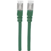 Intellinet Intellinet 350686 RJ45 omrežni kabel\, Patch kabel CAT 6a S/FTP 30.00 m zelena zaščita iz folije\, pletena zaščita\, brez halogena 1 kos, (20417999)