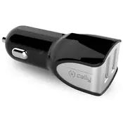 Celly CC2USBTURBO auto punjač za mobilne telefone 2xUSB crni