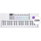 Novation Launchkey Mini 37 MK4 SET 2 MIDI keyboard White