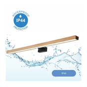 Brilagi-LED Osvetljenje za kupatilsko ogledalo WOODY MIRROR LED/15W/230V IP44 hrast/crna