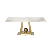 Livin Hill Jedilna miza, M57, 180x75x90 cm, bela