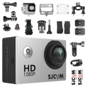 shumee Sjcam SJ4000 full hd srebrna športna kamera meni PL ORG
