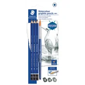 OLOVKA GRAFITNA PK3 PLUS KIST MARS LUMOGRAPH AQUARELL DESIGN JOURNEY STAEDTLER 100A SBK4 BLISTER