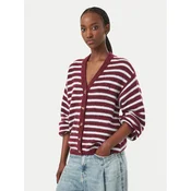 Roxy Pletena jopica Deep As The Ocean EBJSW00157 Bordo rdeča Regular Fit