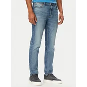 Calvin Klein Jeans Jeans hlače LV04RF742G Modra Tapered Fit