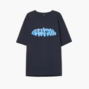 Cropp - Crna majica s printom - navy