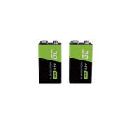 UNBRANDED Akumulatorske baterije Green Cell HF9 250 mAh, 9 V, 2 paketa