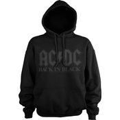 AC/DC Kapuco Back In Black Unisex Black 2XL