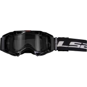 Motocross naočale LS2 Aura Enduro crni prozirni pleksiglas