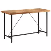 vidaXL vidaXL Barska miza 180x70x107 cm trden akacijev les in železo, (20948472)