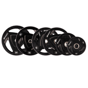 Set gumiranih ploščatih uteži Paracot 2 x 1,25 - 20 kg