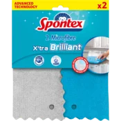 Spontex X'tra Brilliant krpa iz mikrovlaken 2 kosa