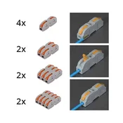 ConnectorMix, univerzalni konektorji za povezovanje različnih žic (10 kos)