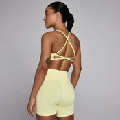 MP Womens Lift Seamless Strappy Bra - Lemon - XL