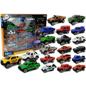 Jeep Off-Road Vehicle Set Various Colors 20 PiecesGO – Kart na akumulator – (B-Stock) crveni