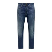 Only & Sons Kavbojke ONSYOKE temno modra