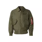 ALPHA INDUSTRIES Prehodna jakna CWU-36/P TT oliva/rdeča