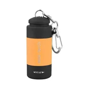 KJB Mini polnilna LED svetilka za ključe, USB, oranžna