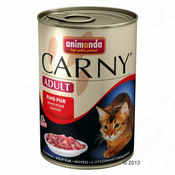 Animonda Cat Carny Adult, govedina, piščanec in račje srce 400 g (83507)