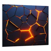 shumee STEKLENA PLOŠČA ZA KUHINJO 65x60 Magma