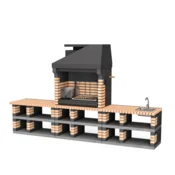 Movelar Pan American + Modul - delovni pult + Modul - umivalnik s pipo