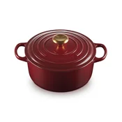 Le Creuset Signature Bräter rund 24 cm rot