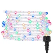 Vidaxl Svetlobna veriga z 240 LED lučkami pisana 10 m PVC