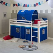 Homestyle4U Pograd, 90x200 cm, 207,5x161,5x96,5 cm, modra