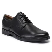 Nizki čevlji Clarks Un Aldric Lace 261326777 Črna