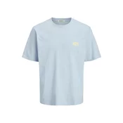 JACK & JONES Majica svetlo modra/svetlo rumena