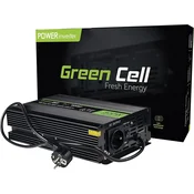 GreenCell pretvornik UPS 12V/230V čisti sinusni 300W/600W za peči in črpalke za centralno ogrevanje (deluje le z solarnim akumulatorjem)