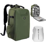 K&F Multi functional Haedshell Camera Backpack Green