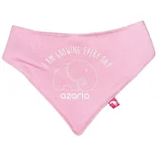 Bandana za bebe Azaria - Ružicasta sa slonom