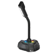 Gaming mikrofon HP DHP-1100C z LED-osvetlitvijo in zvezdiščem USB - črn (PC)