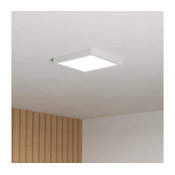 Eglo 901336 - LED kopalniško stropno svetilo FUEVA LED/10,5W/230V 22x22cm IP44 bela