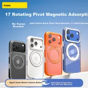 Pisen Maska za mobilni telefon iPhone 17 Pro Max, Providno-bela