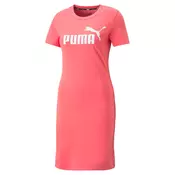 Puma ESS SLIM TEE DRESS, obleka, roza 848349