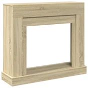 Vidaxl Okvir za kamin sonoma hrast 100x30x87,5 cm inženirski les