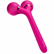 slomart Geske 4-v-1 sonični valjček za obraz in telo z aplikacijo (magenta)
