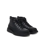 Gležnjarji Calvin Klein Combat Mid Hiking Boot Lth Wl HM0HM02357 Črna