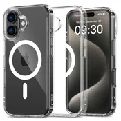 slomart Ohišje Tech-Protect FlexAir Hybrid MagSafe za iPhone 16 - prozorno